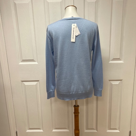 The Cashmere Project Light Blue Oversize Sweater - Size S - NEW. - Picture 2 of 13
